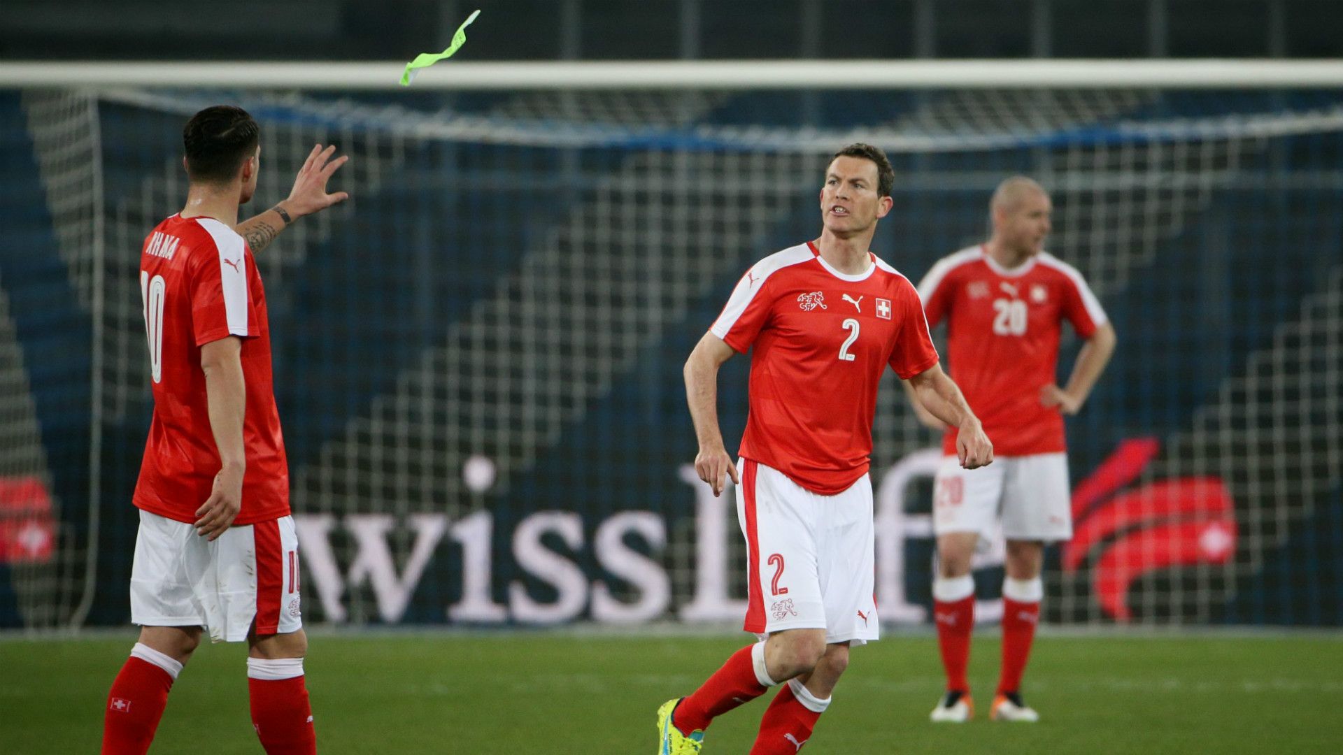 Granit Xhaka Stephan Lichtsteiner Switzerland