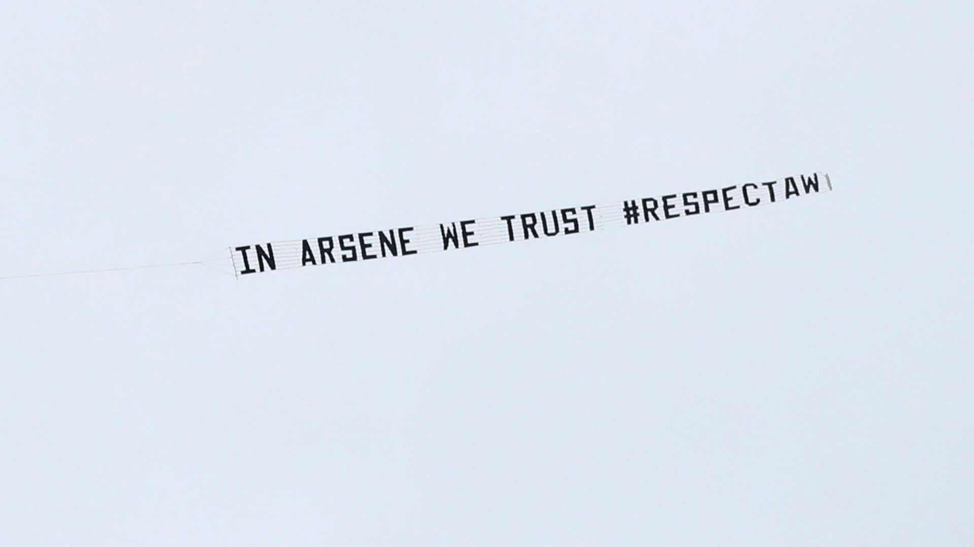 HD Arsene Wenger banner Arsenal