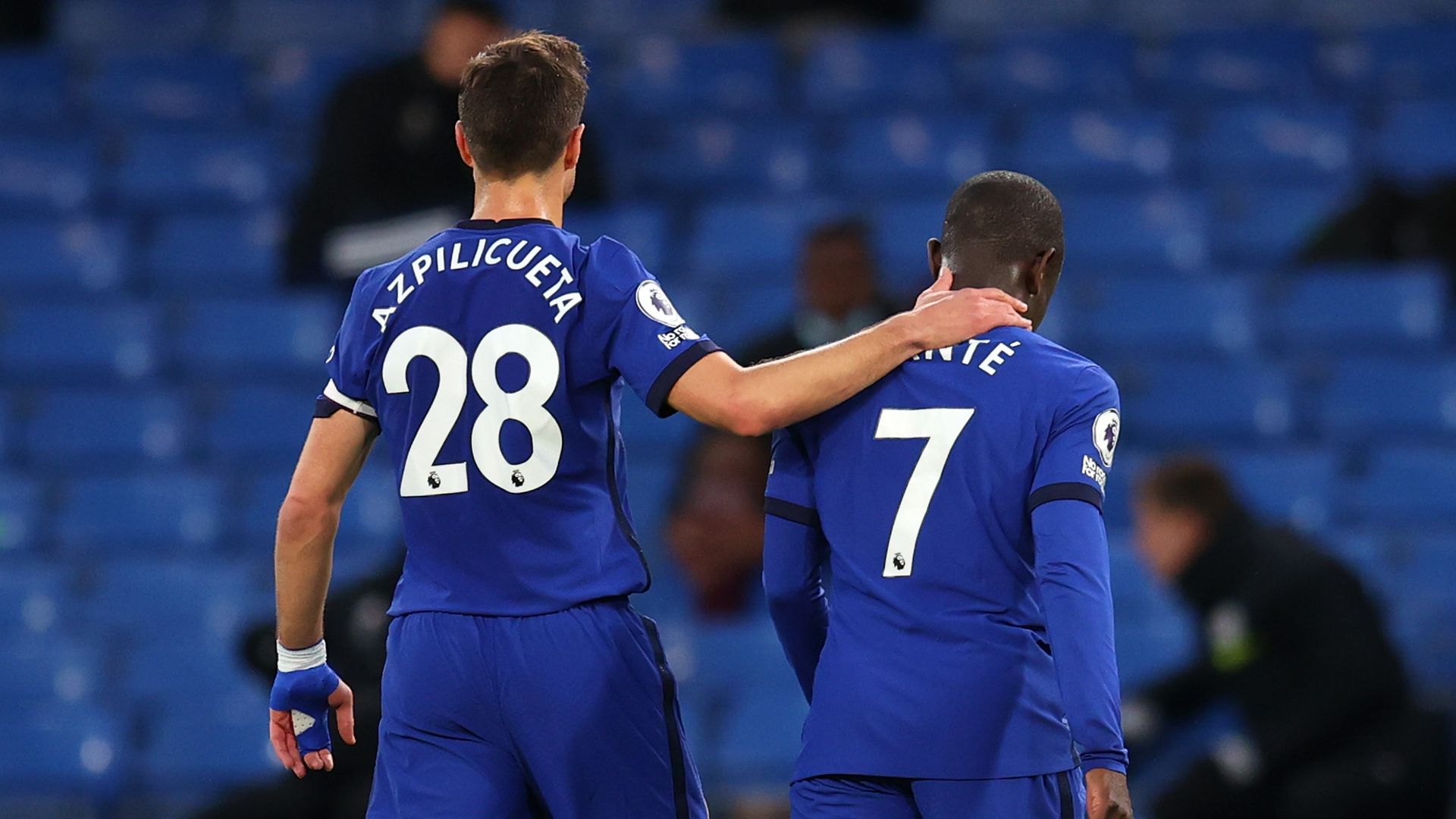 Cesar Azpilicueta N'Golo Kante Chelsea 2020-21