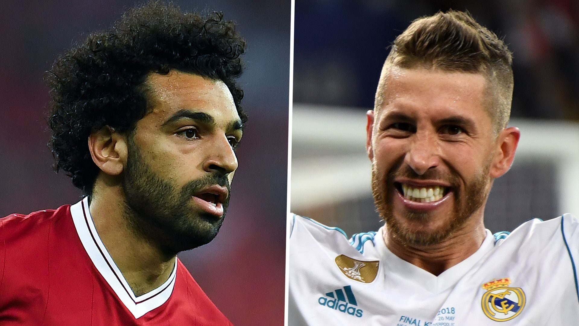 Mohamed Salah Sergio Ramos Liverpool Real Madrid 2017-18