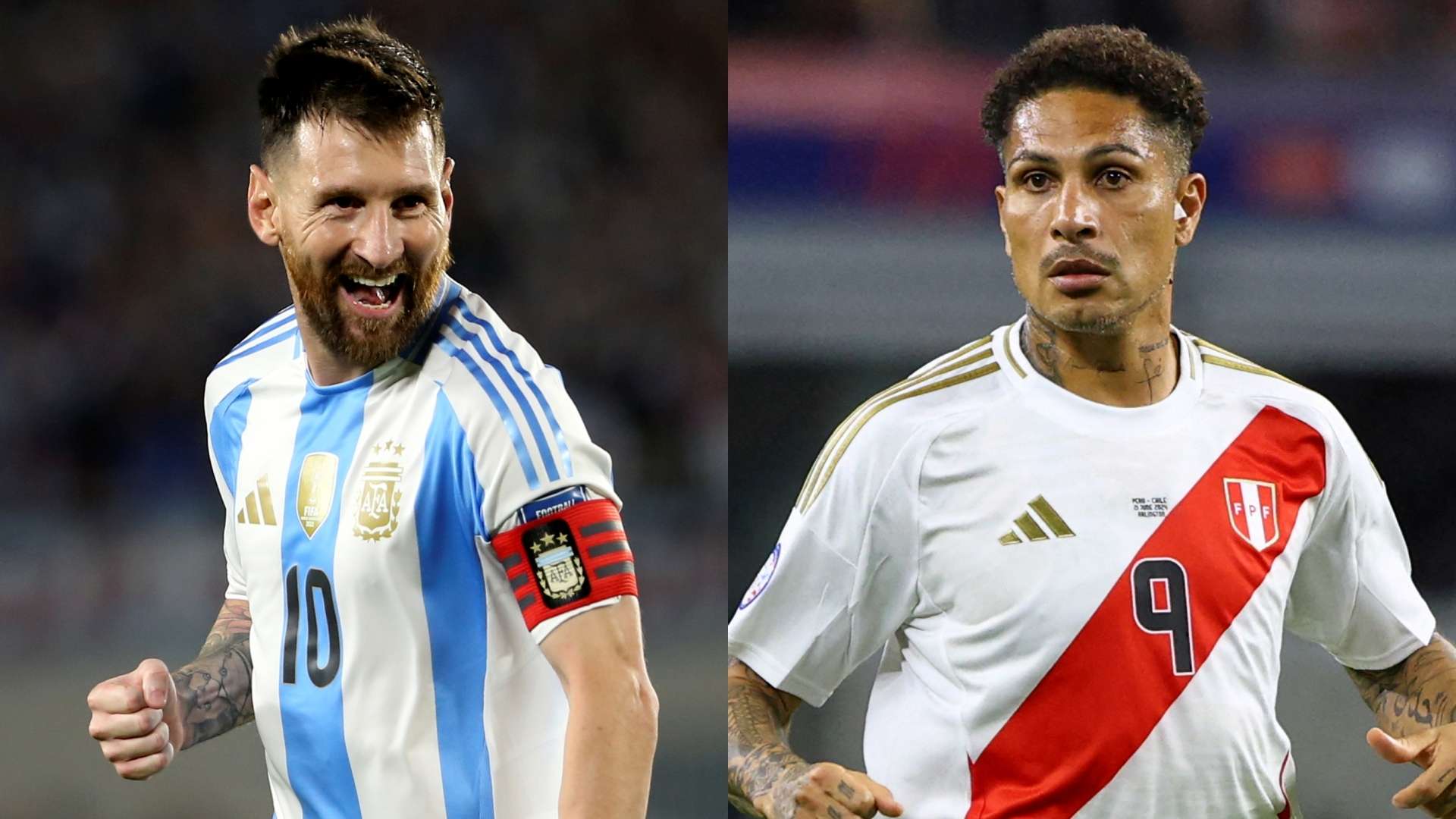 Lionel Messi Argentina Paolo Guerrero Peru