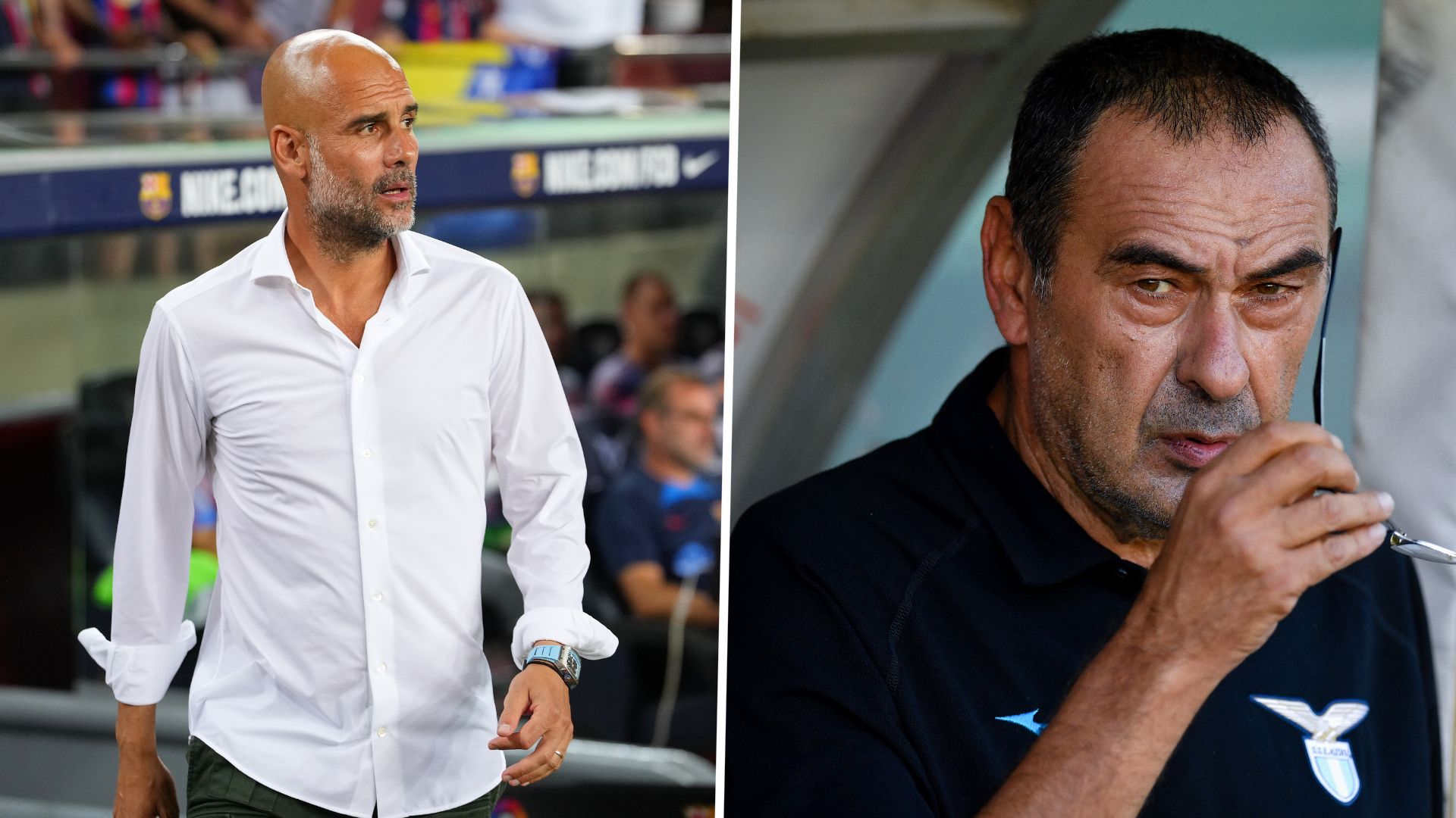 Pep Guardiola, Maurizio Sarri GFX