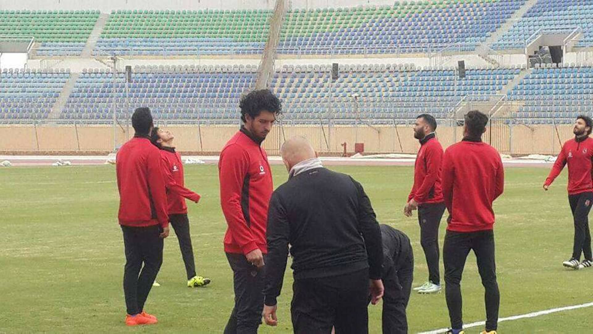Amr Barakat - Al Ahly training