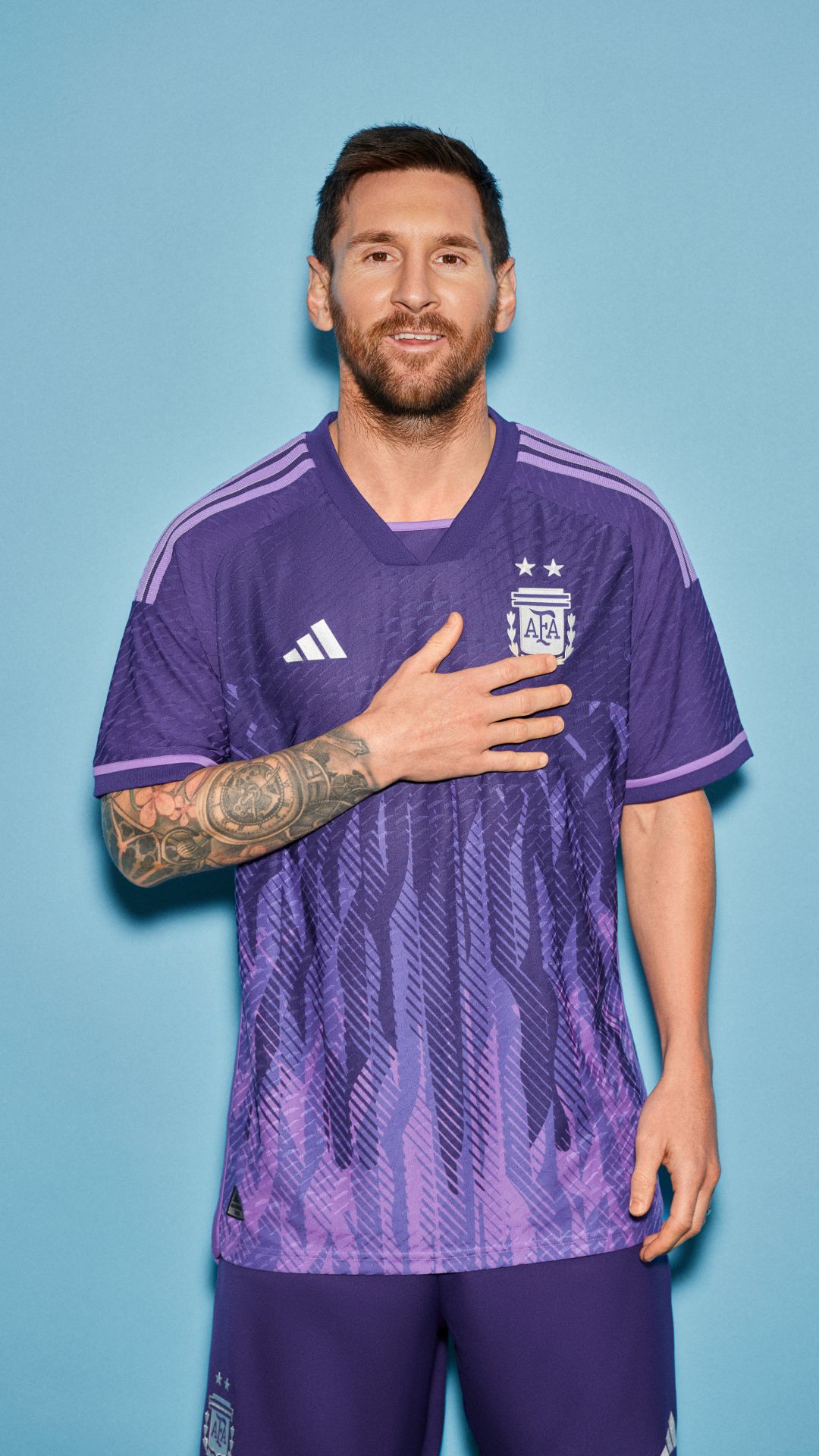 camiseta suplente seleccion argentina mundial qatar 2022 messi