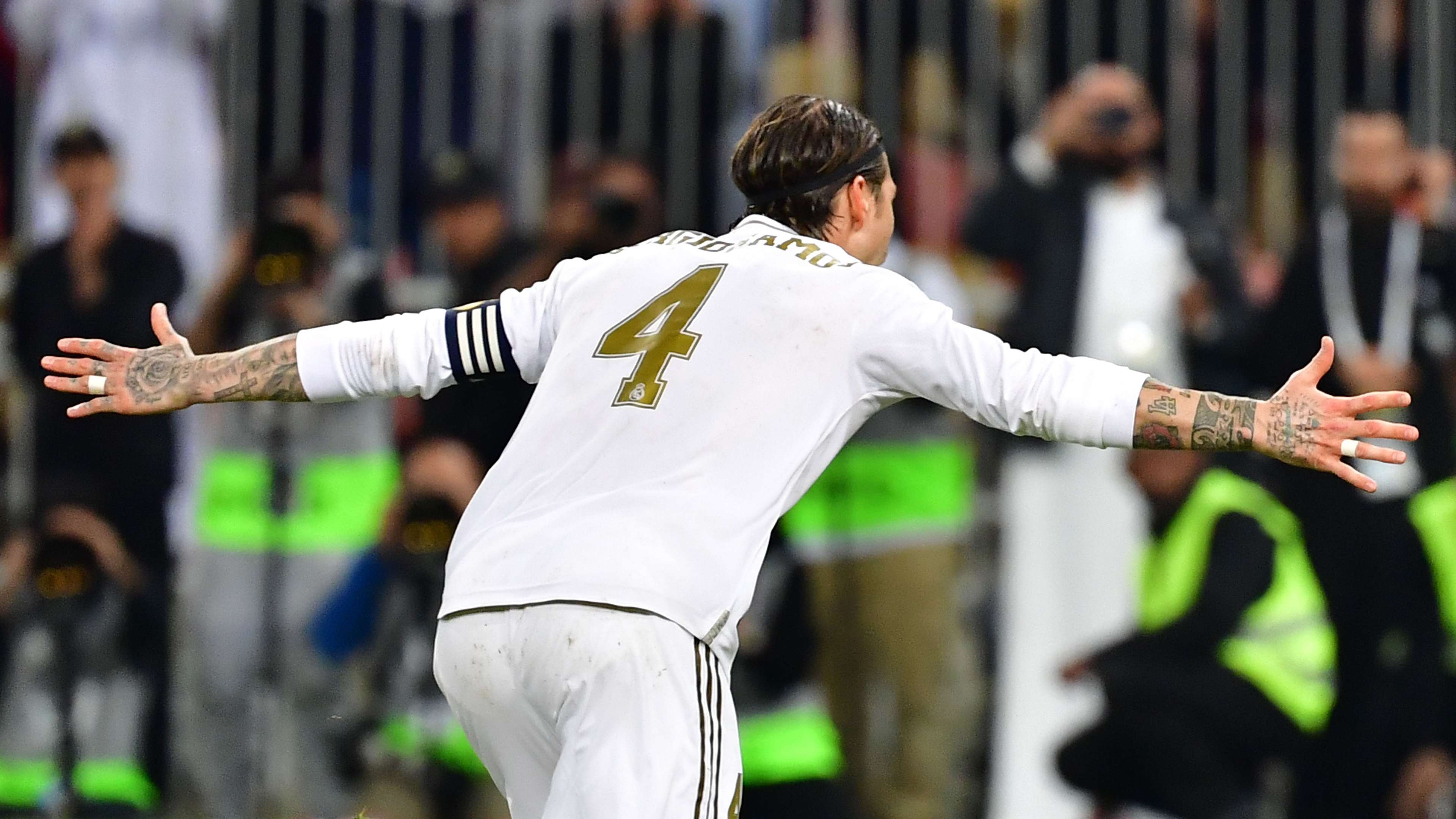 Sergio Ramos Real Madrid Supercopa 12012020