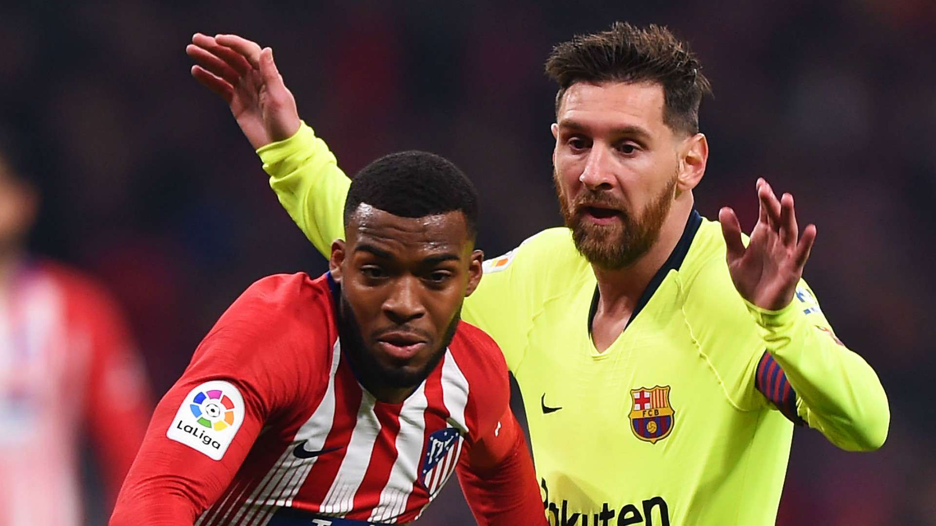 Thomas Lemar Lionel Messi Atletico Madrid Barcelona 2018-19