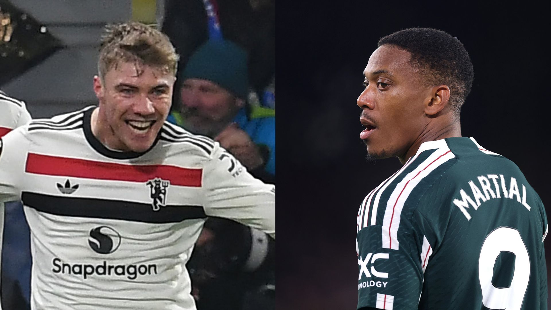 GFX Rasmus Hojlund Anthony Martial