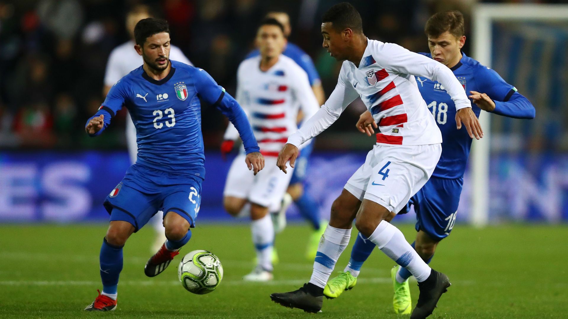 Stefano Sensi Tyler Adams Italy USA 20112018