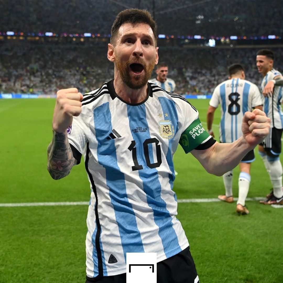 Lionel Messi Argentina Mexico 2022 World Cup GFX