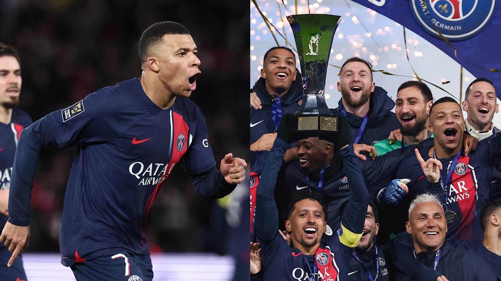 Mbappe PSG Trophee GFX