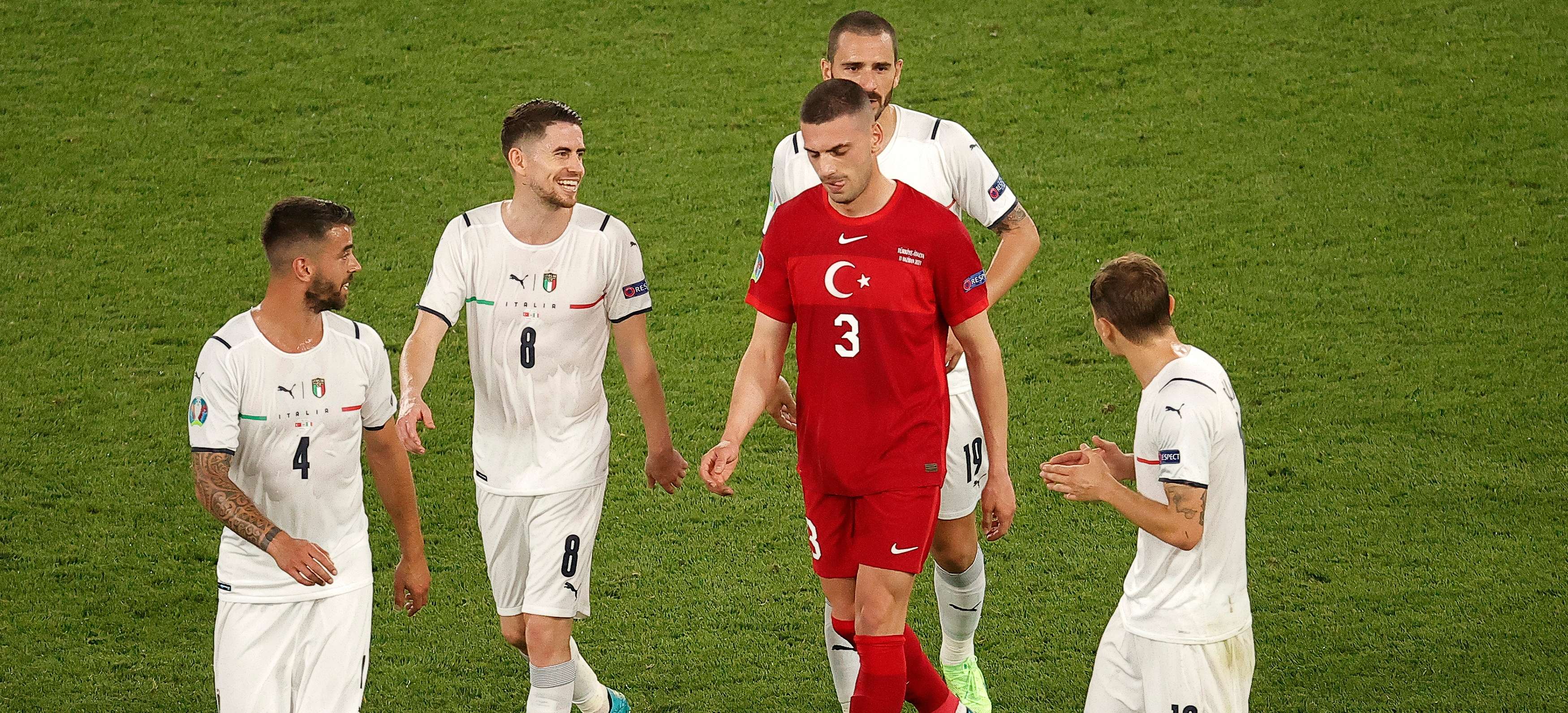 Merih Demiral Turkey vs. Italy 06/11/21