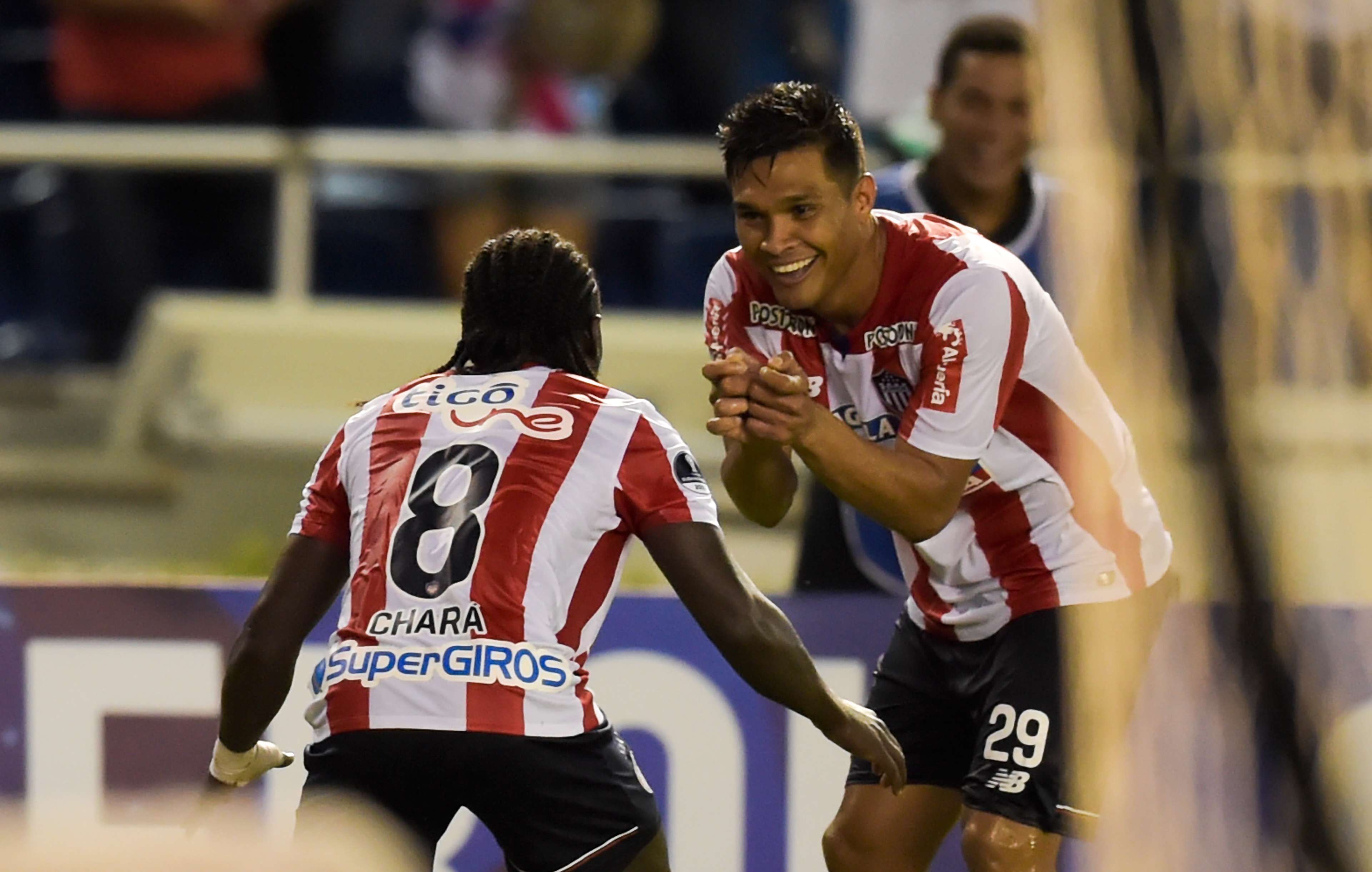 Teófilo Gutiérrez & Yimmi Chará Junior de Barranquilla vs Cerro Porteño Copa Sudamericana