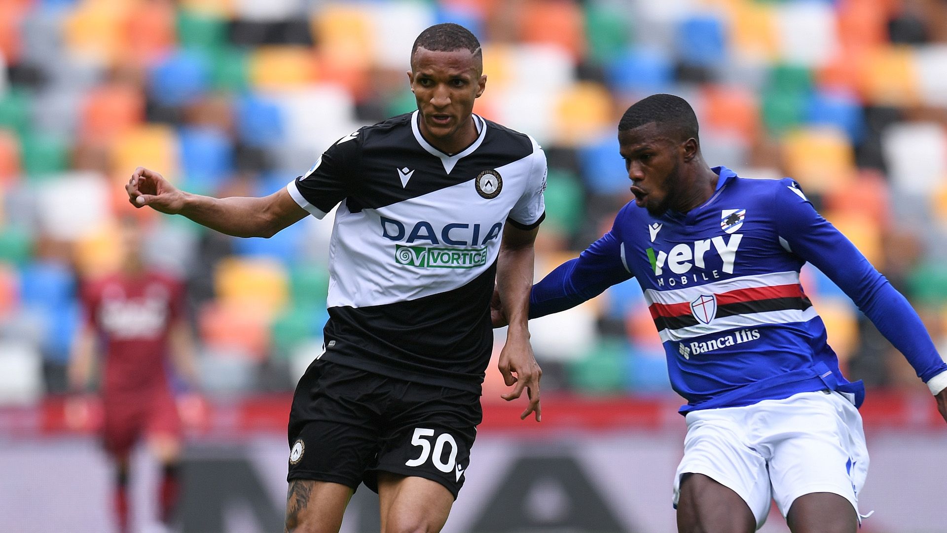 Rodrigo Becão, Keita Balde, Udinese x Sampdoria, 2021