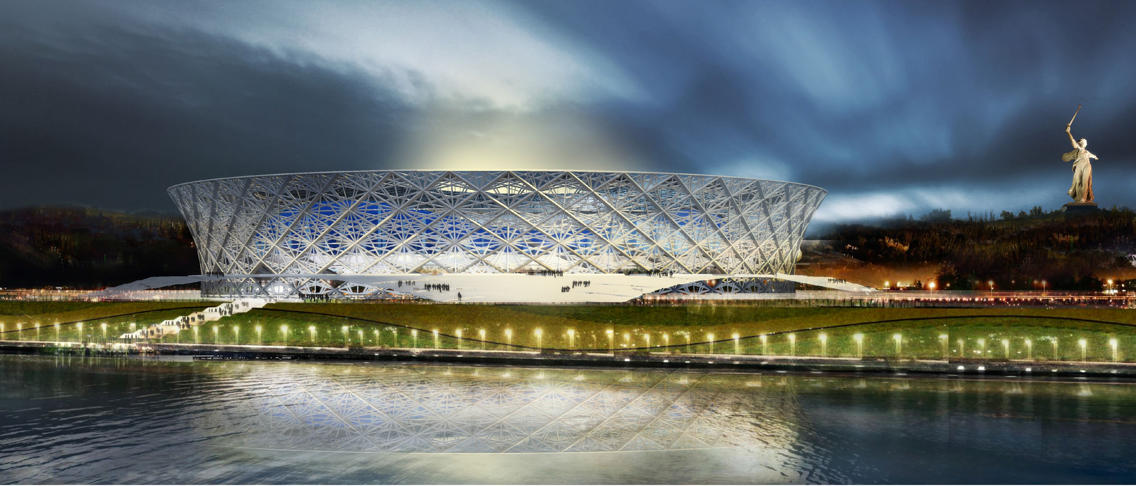 Volgograd Arena Artwork 2018 World Cup Russia