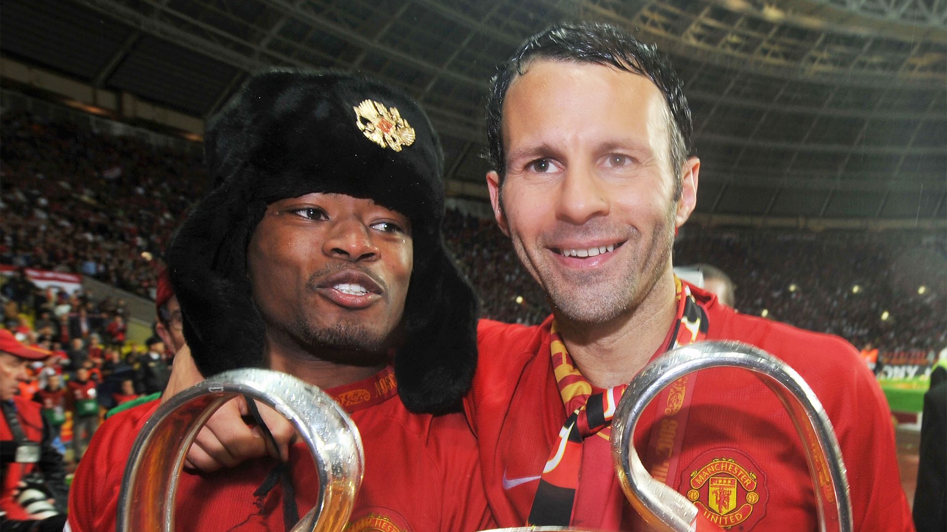 Ryan Giggs Patrice Evra Champions League 2008