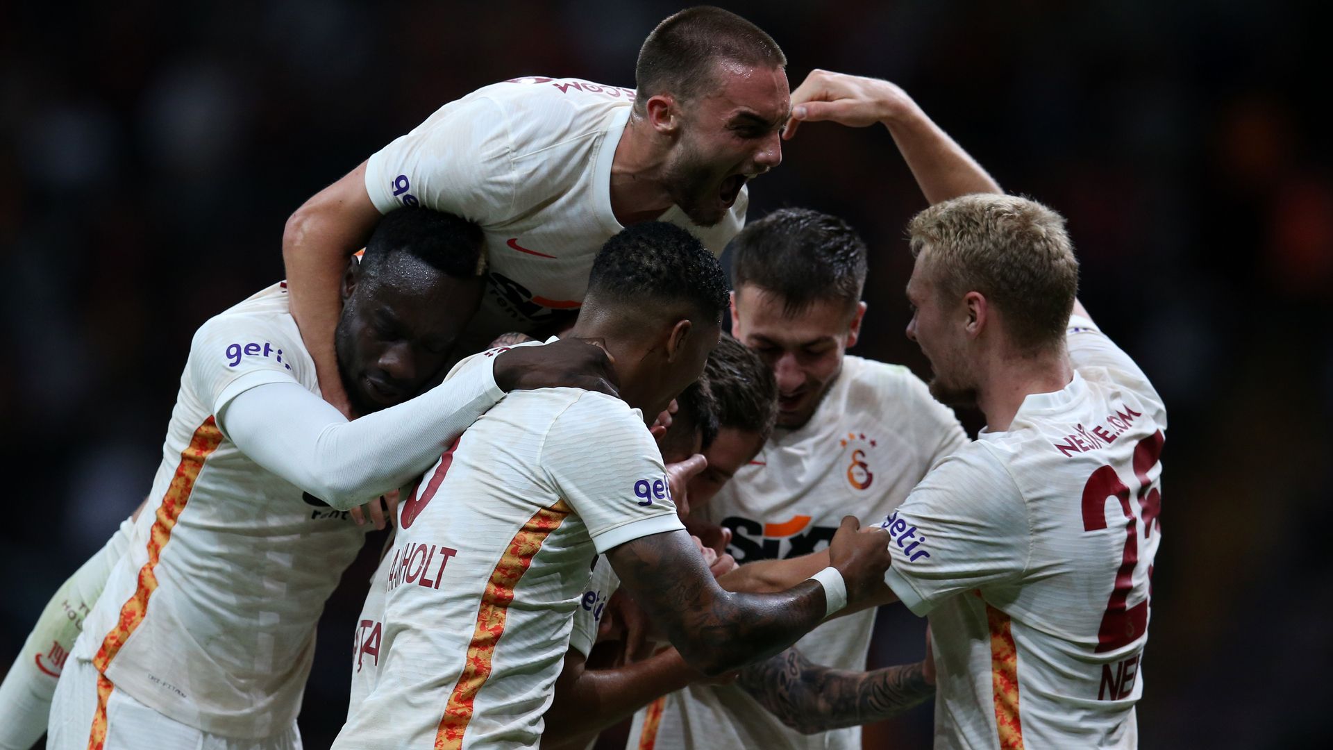 galatasaray goal celebration