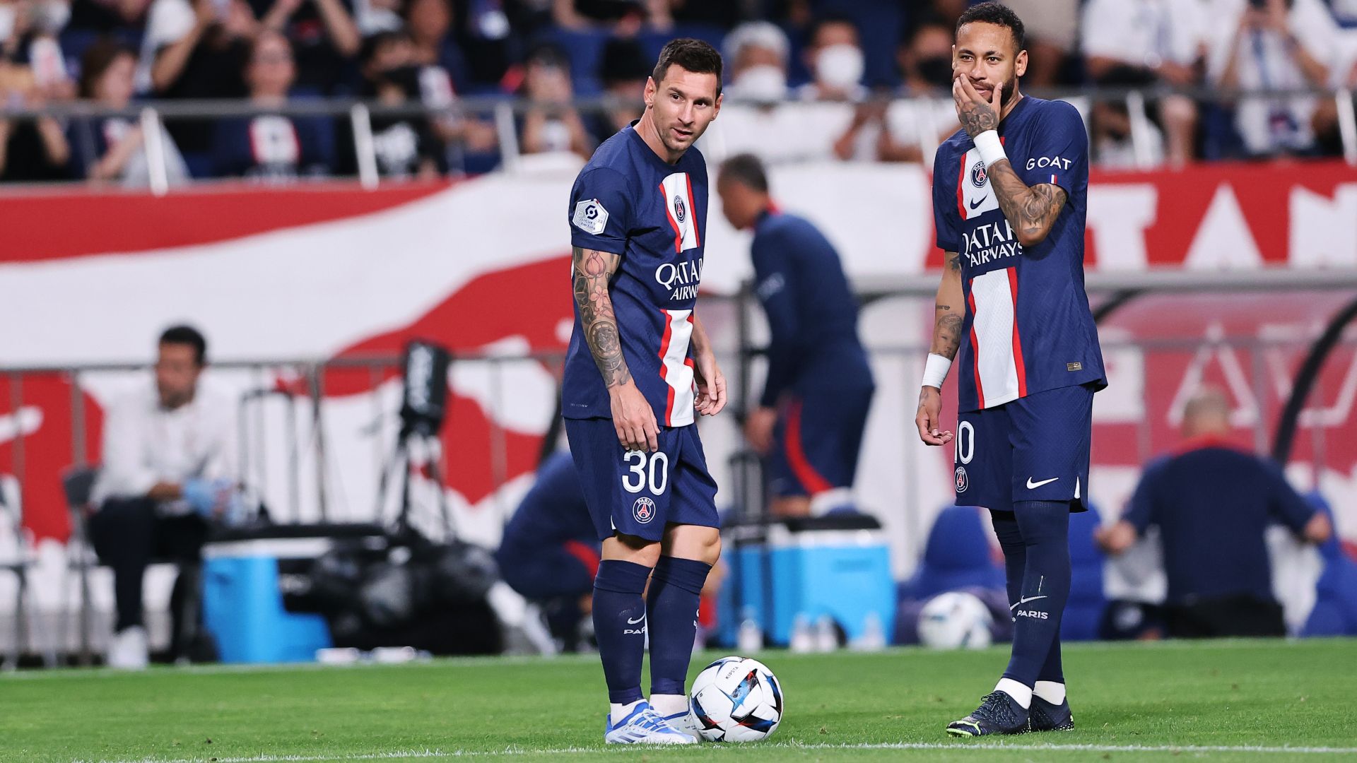 Lionel Messi Neymar PSG