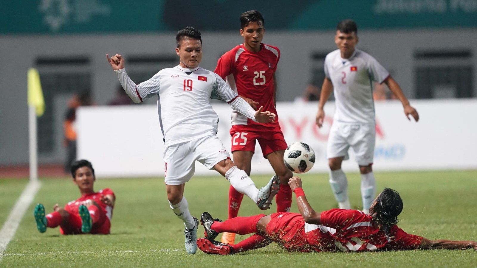 Olympic Việt Nam Olympic Nepal Bảng D ASIAD 2018