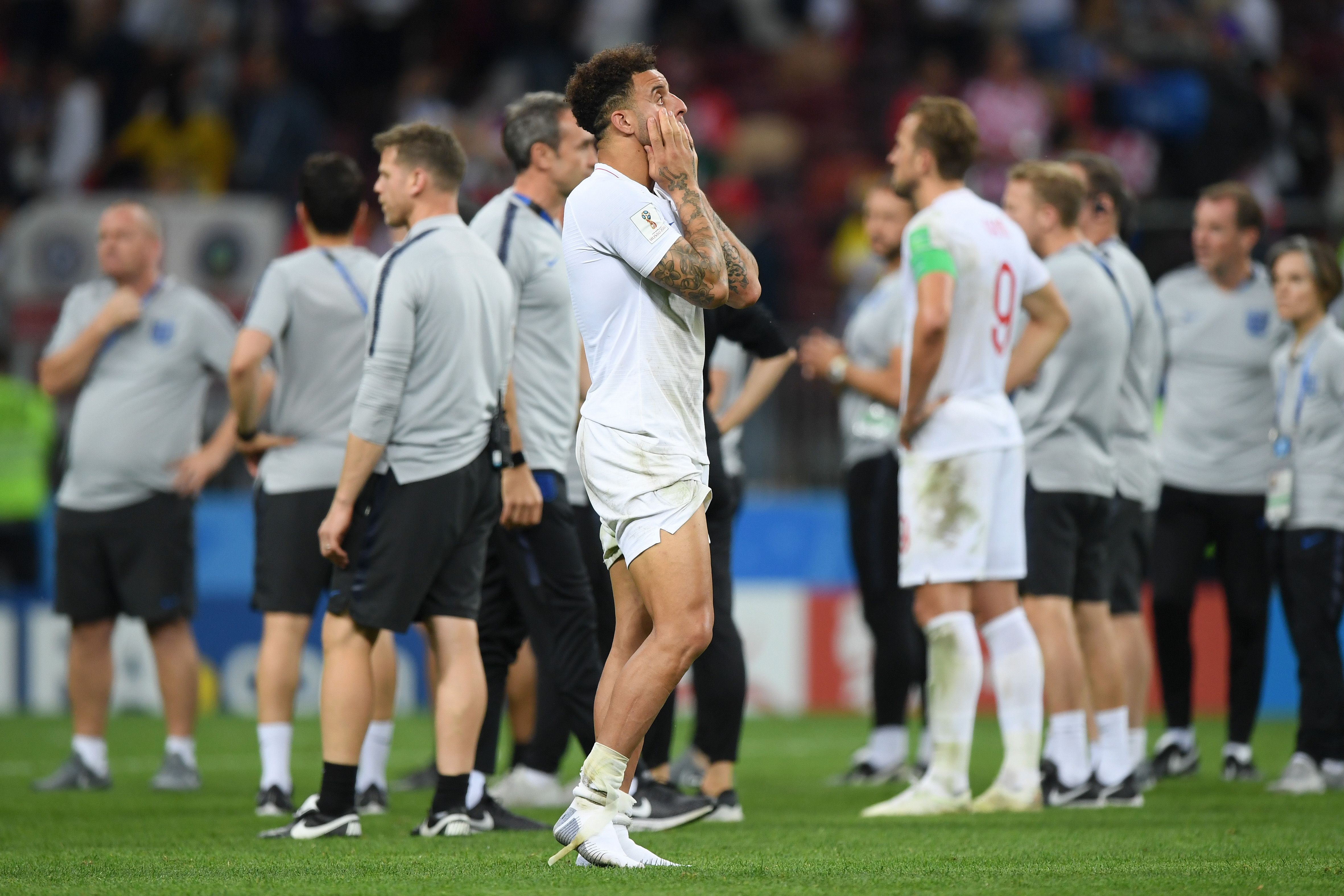 England reaction vs Croatia