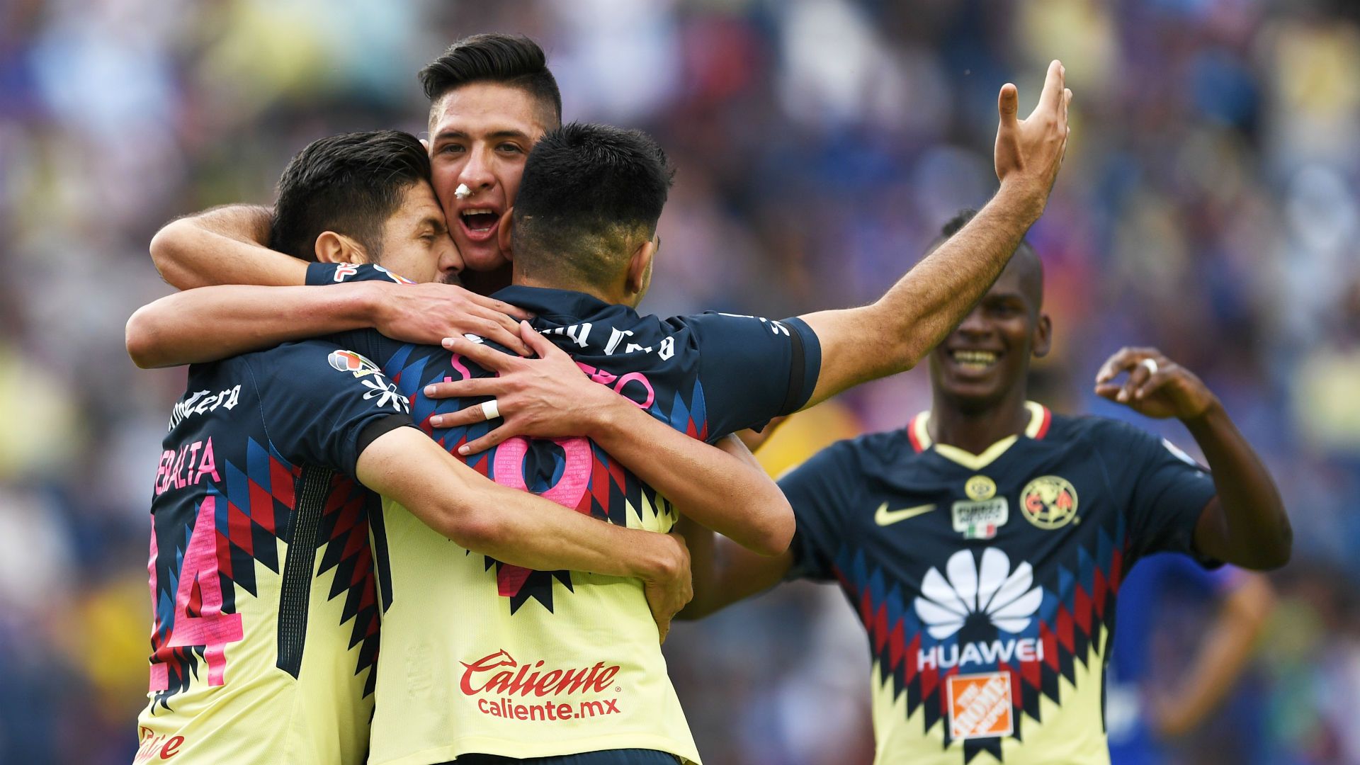 américa festejo gol cruz azul j13 ape17