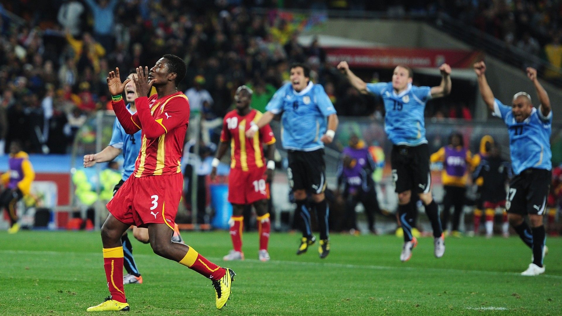 Asamoah Gyan Uruguay Ghana 2010