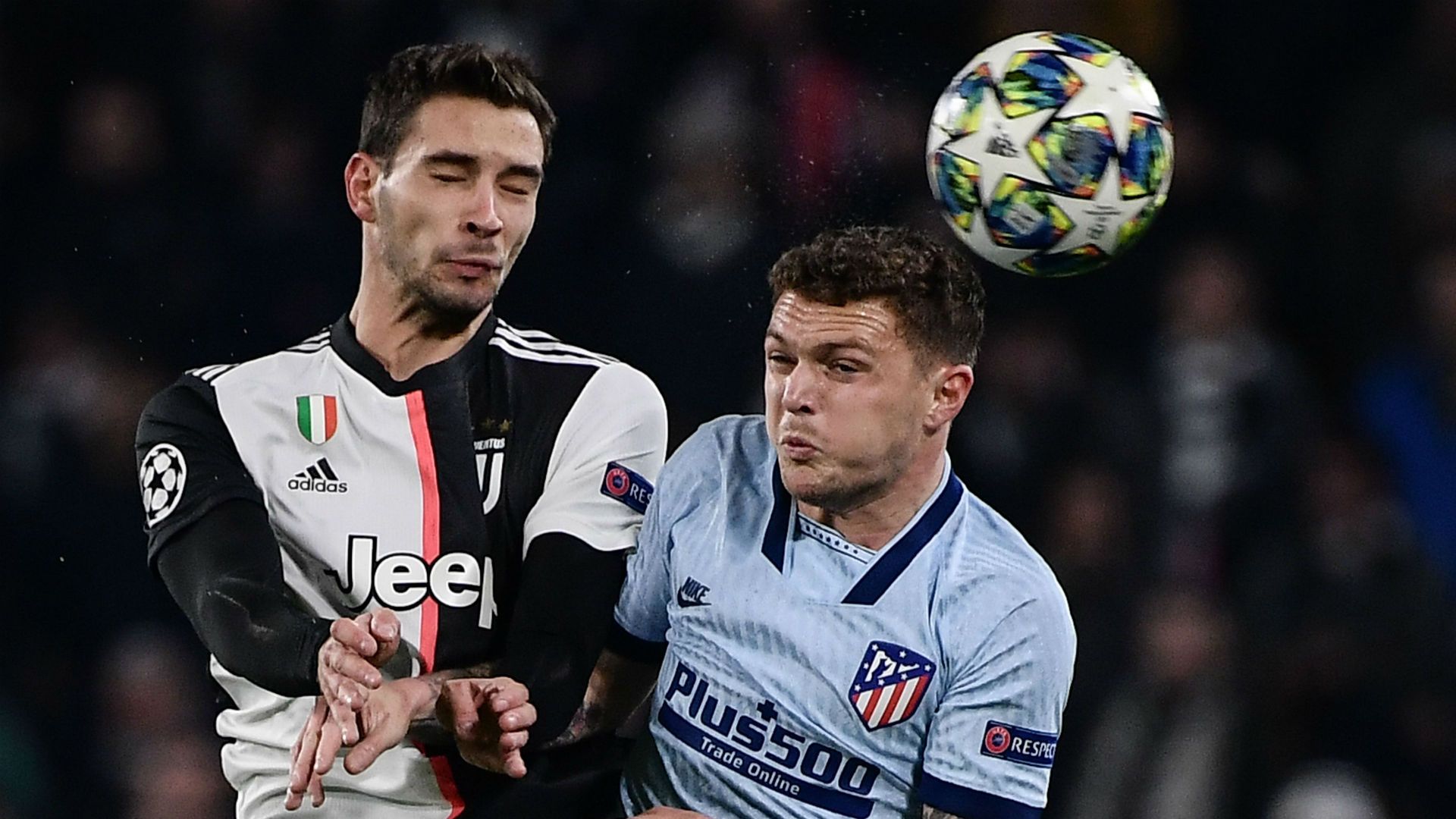 Mattia De Sciglio Kieran Trippier Juventus Atletico Madrid