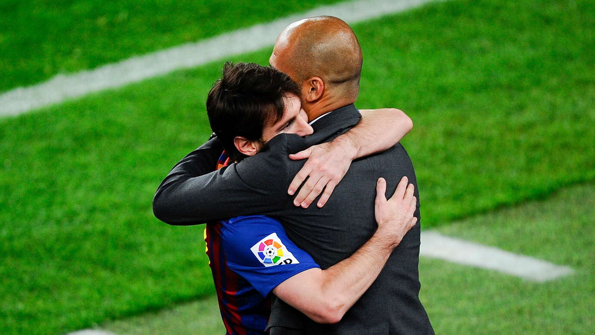 Lionel Messi Pep Guardiola Barcelona