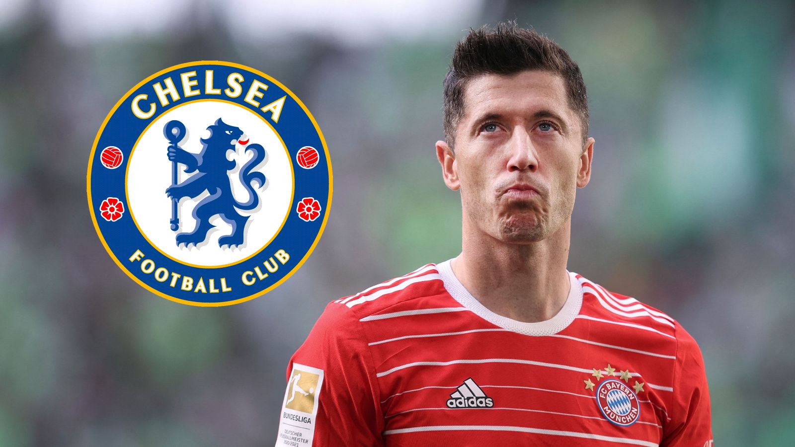 GFX Robert Lewandowski Chelsea Bayern