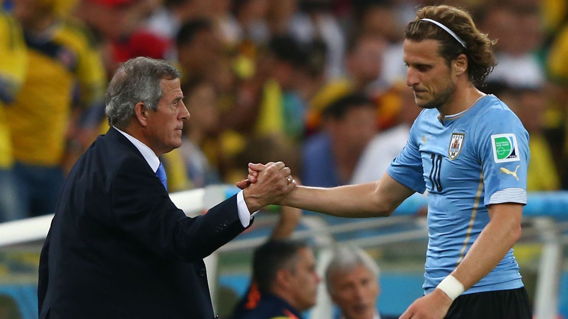 Oscar Tabarez Diego Forlan