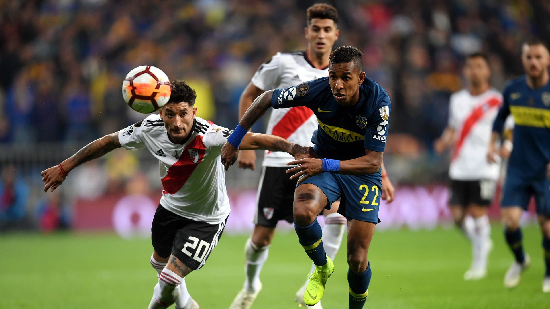 Sebastian Villa Boca Juniors River Plate Copa Libertadores 09122018