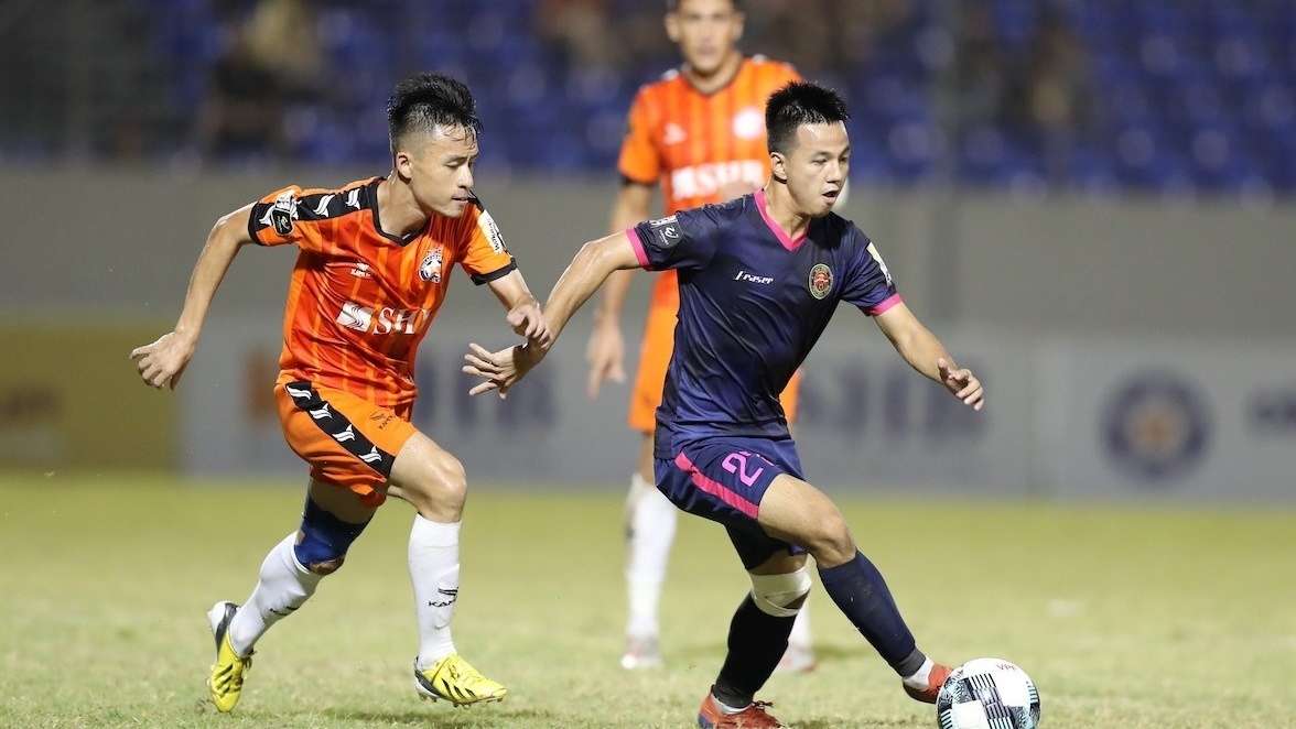 Vo Huy Toan vs Nguyen Huu Son SHB Da Nang vs Sai Gon FC Round 18 V.League 2019