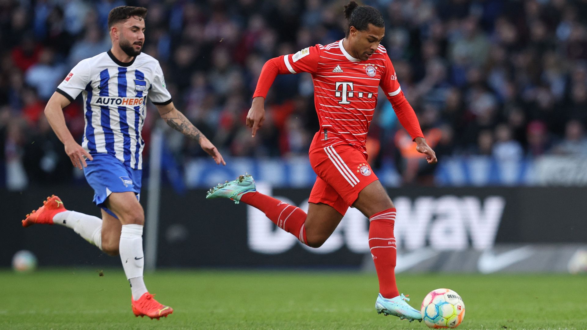 MARCO RICHTER HERTHA BSC SERGE GNABRY BAYERN MÜNCHEN BUNDESLIGA 05112022