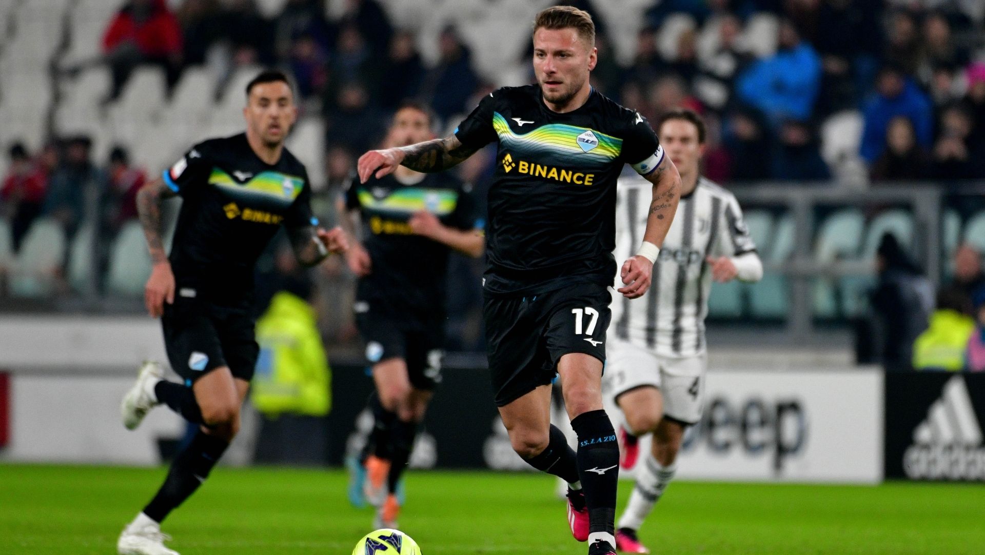 Ciro Immobile Juventus Lazio Coppa Italia 02022023