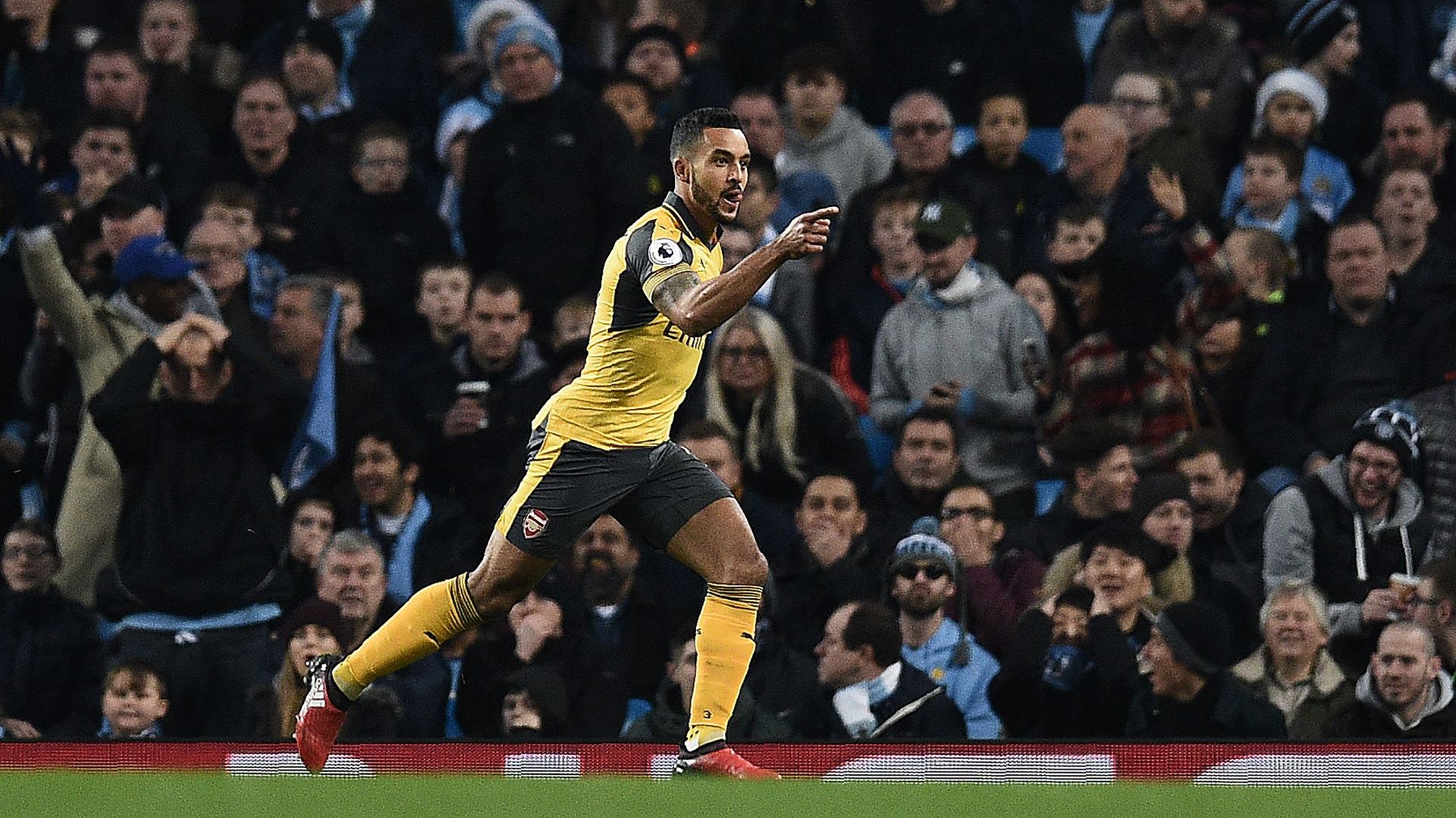 Theo Walcott FC Arsenal Manchester City Premier League 18122016