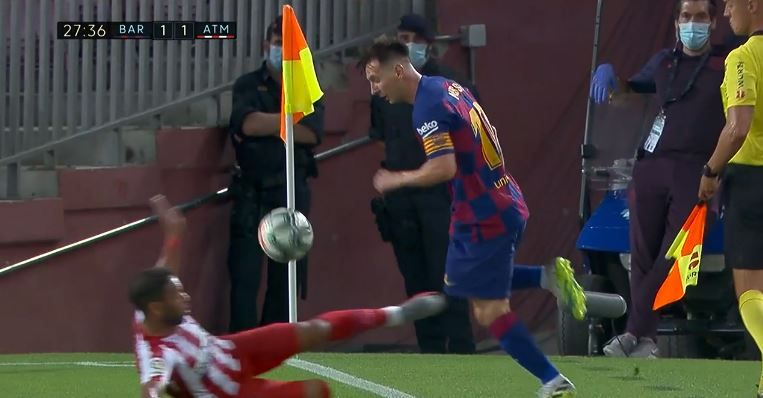 Renan Lodi Lionel Messi