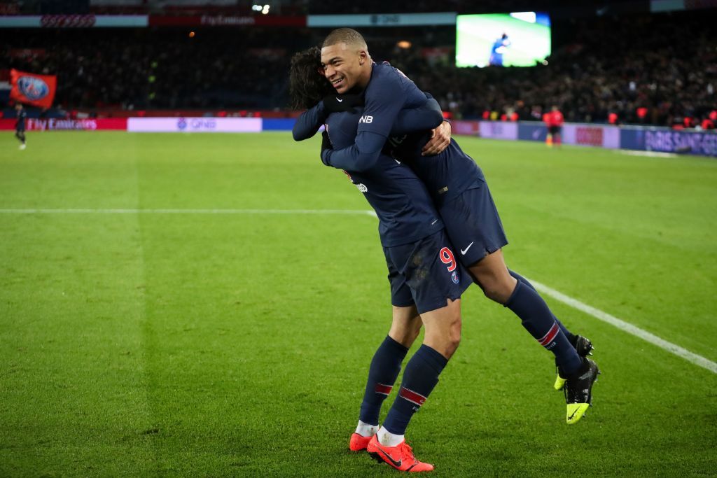 Mbappe Cavani PSG Rennes