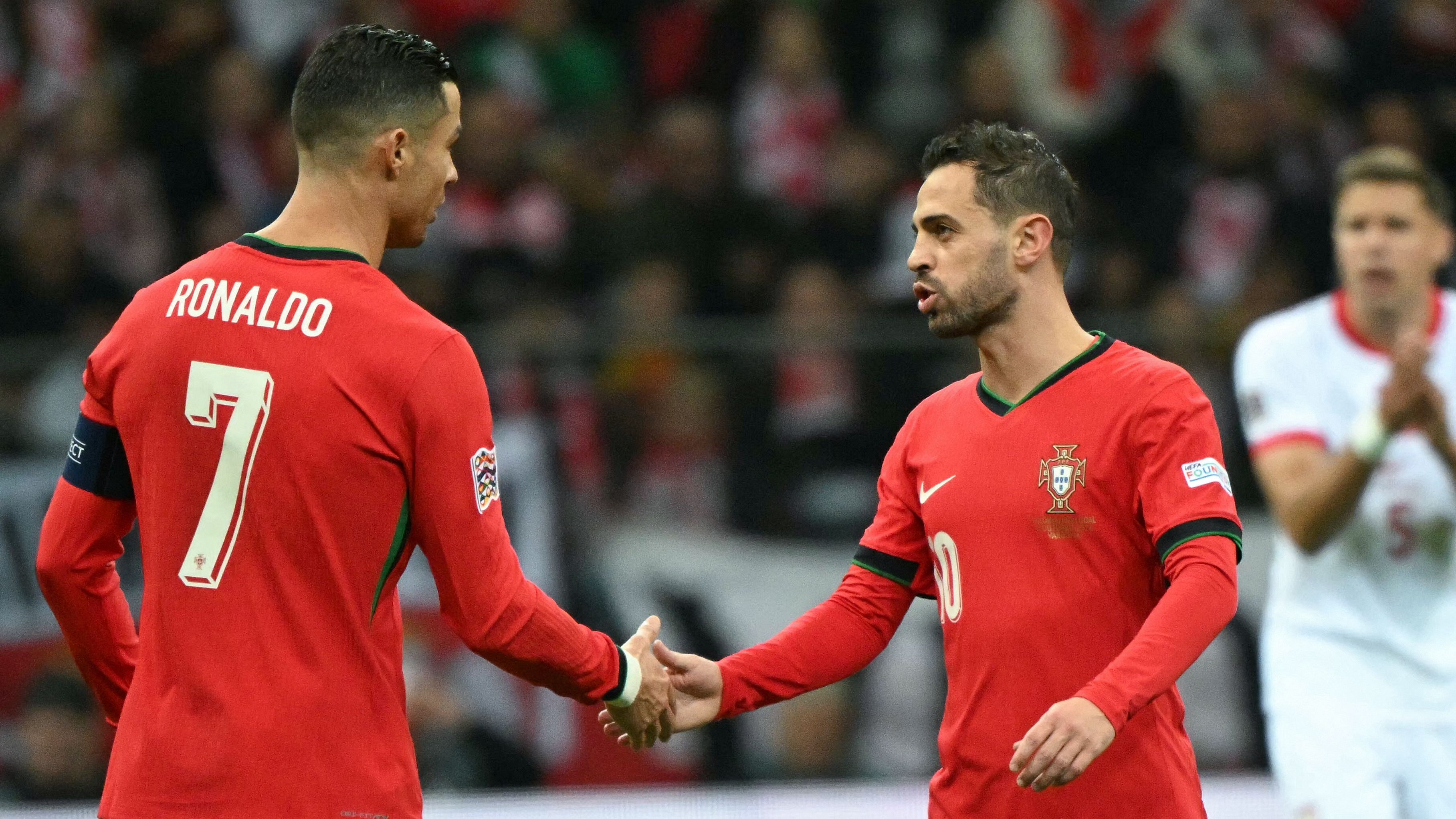 Bernardo Silva Cristiano Ronaldo