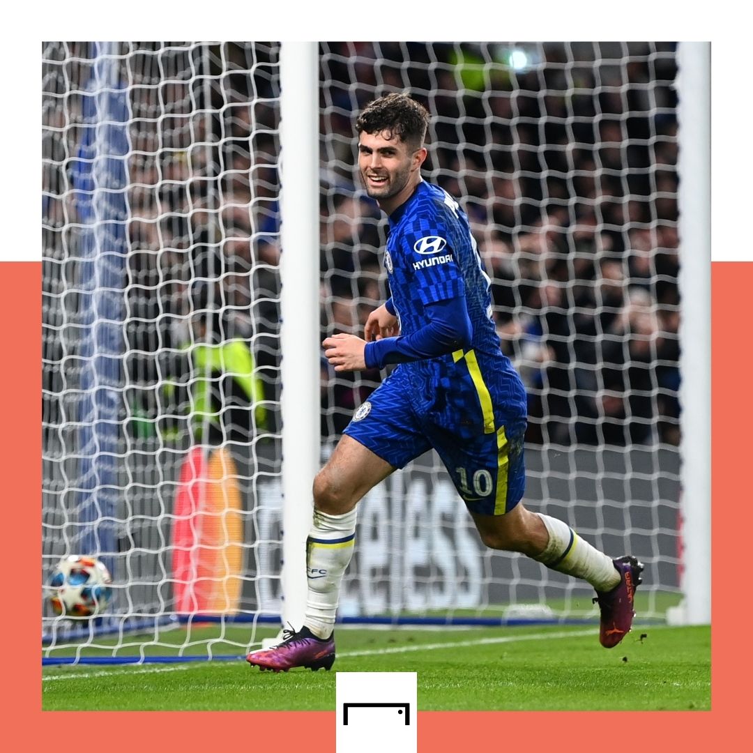 Christian Pulisic Chelsea Lille Champions League 2021-22 GFX