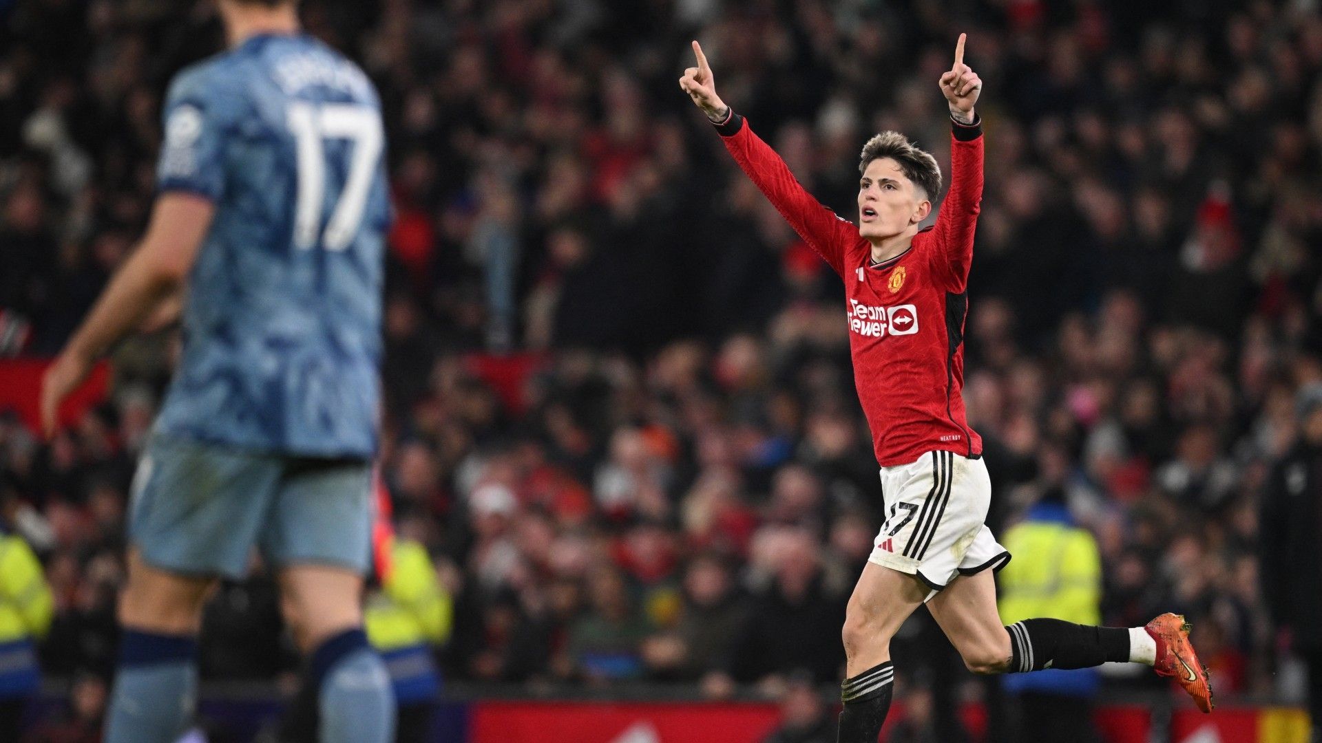 Alejandro Garnacho Manchester United Aston Villa Premier League 26122023