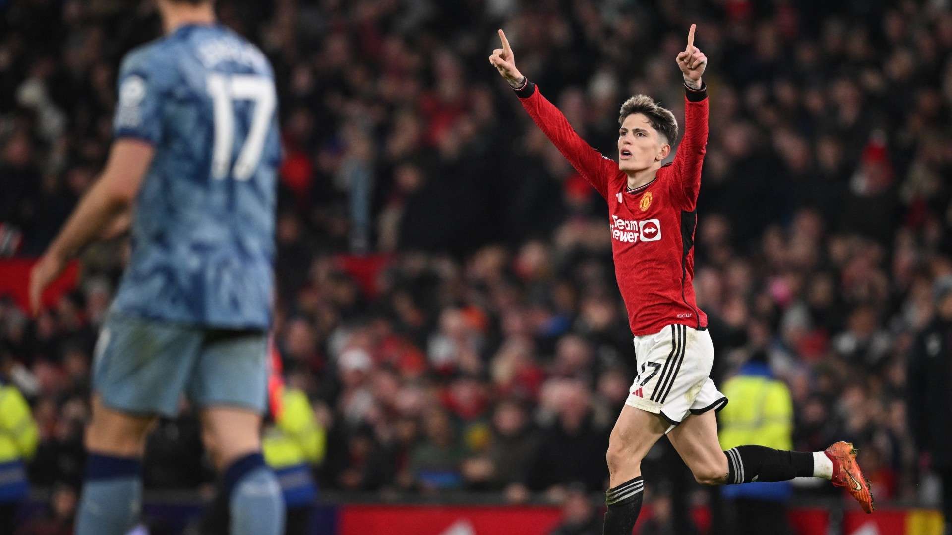 Alejandro Garnacho Manchester United Aston Villa Premier League 26122023