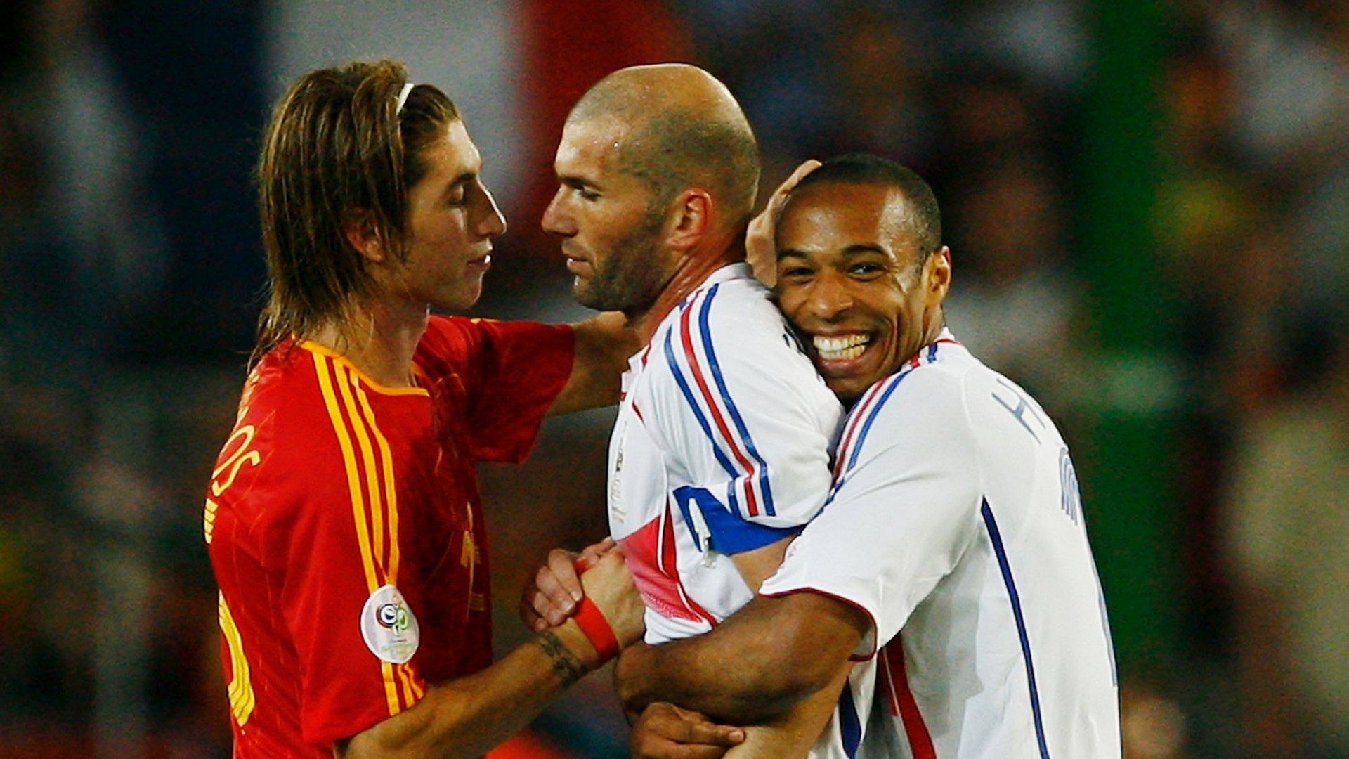 sergio ramos zinedine zidane thierry henry