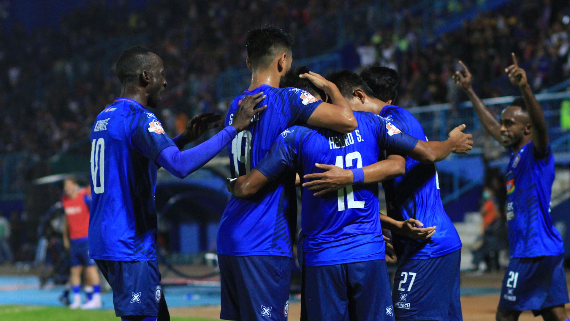Selebrasi Gol Arema FC