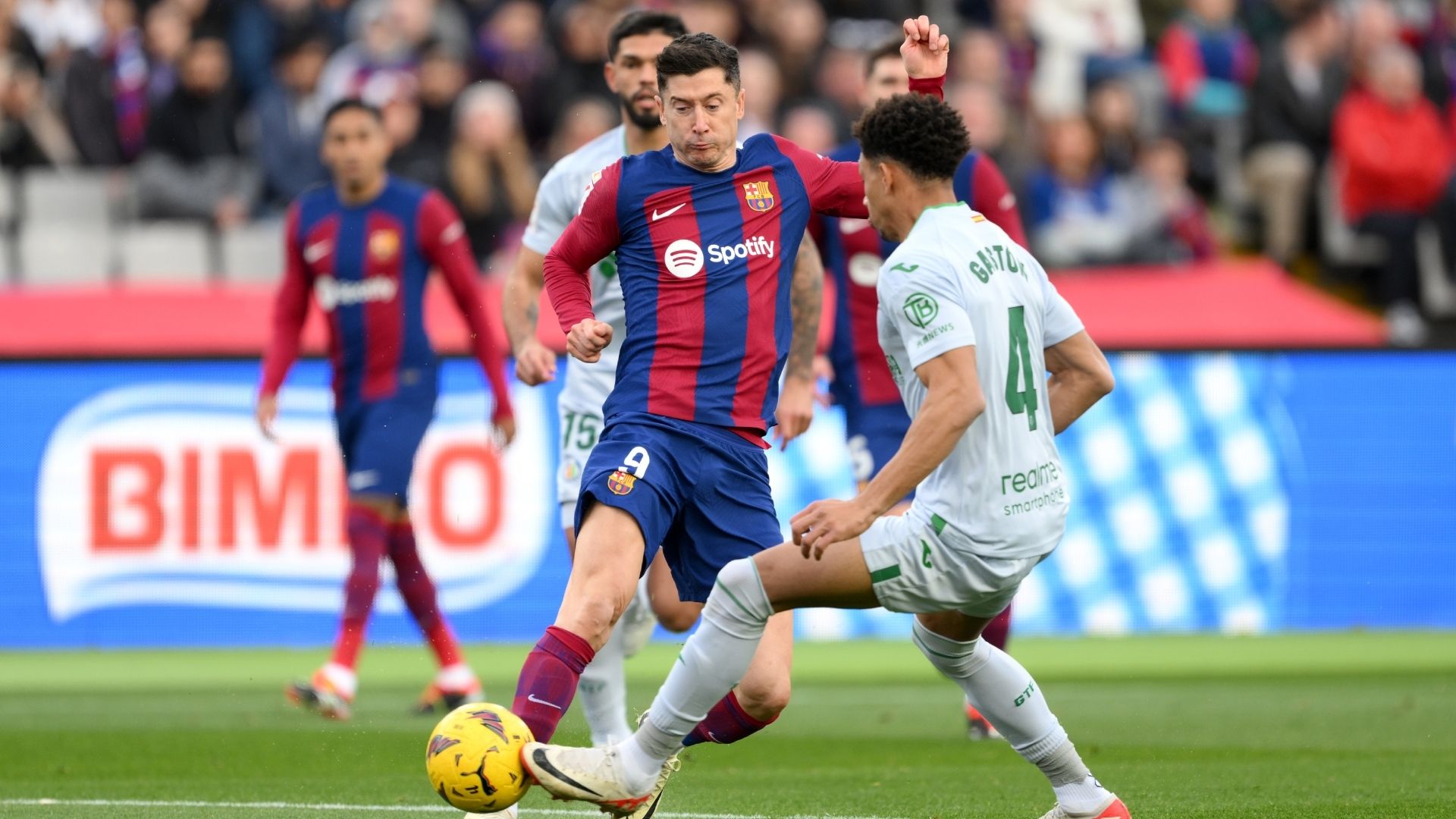 Lewandowski Barcelona Getafe LaLiga 2023-24