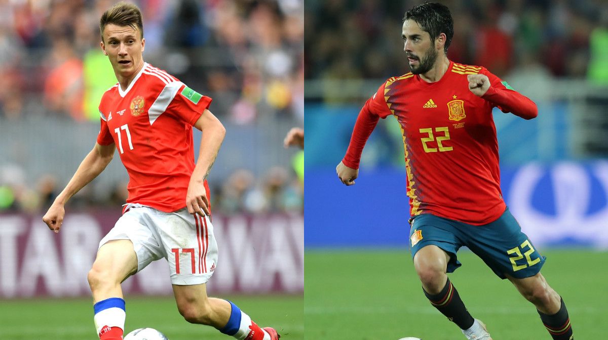 collage Russia Spain