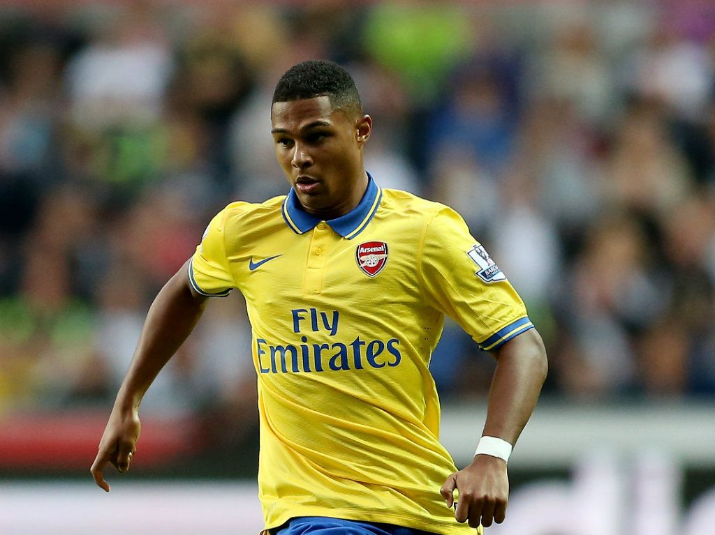 SERGE GNABRY SWANSEA ARSENAL PREMIER LEAGUE 09282013