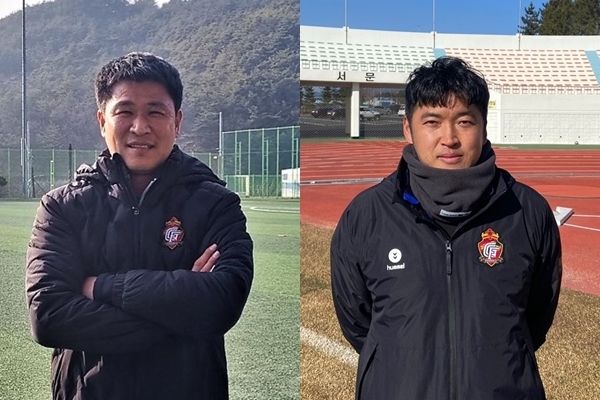 경남 U18 안승인 감독, 프로팀 강성관GK코치