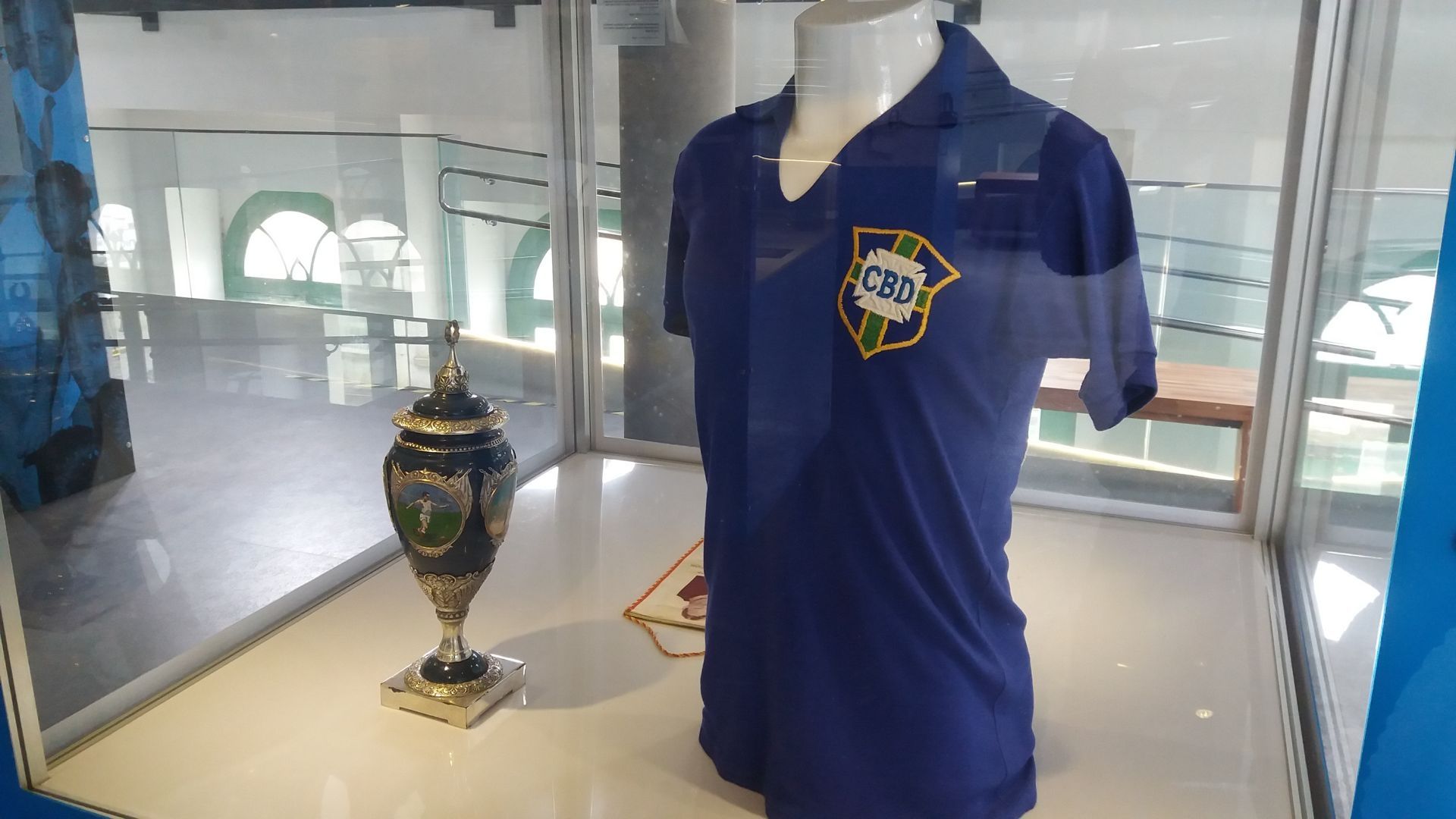 Museu Pelé em Santos, camisa do Brasil