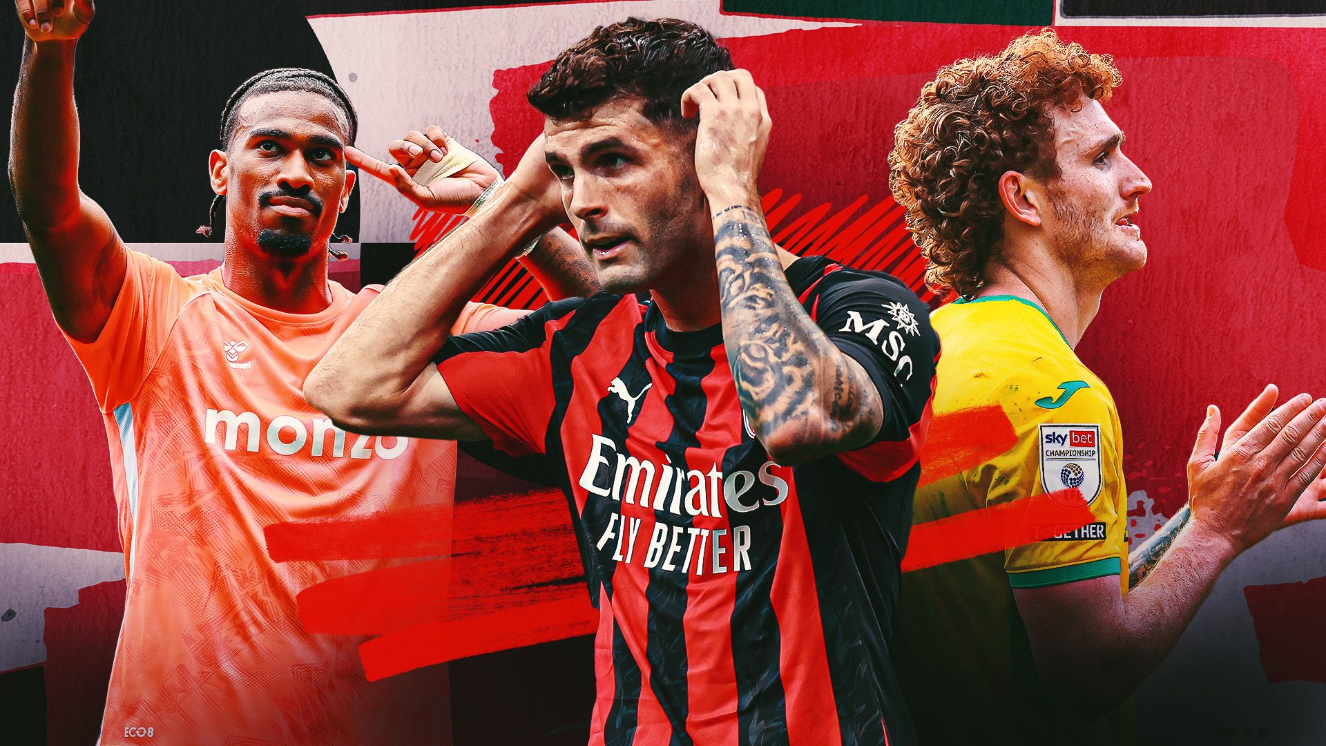 Christian Pulisic, Josh Sargent, Haji Wright