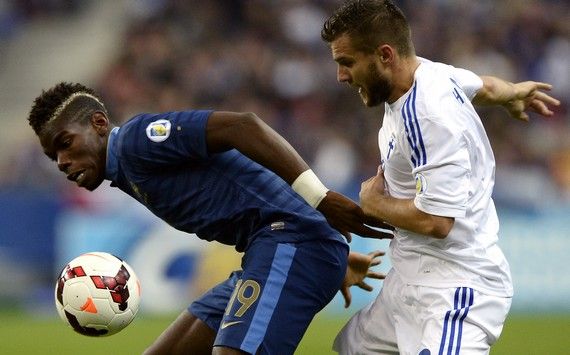 PAUL POGBA PERPARIM HETEMAJ FRANCE FINLANDE 2014 WORLD CUP QUALIFIER 10152013