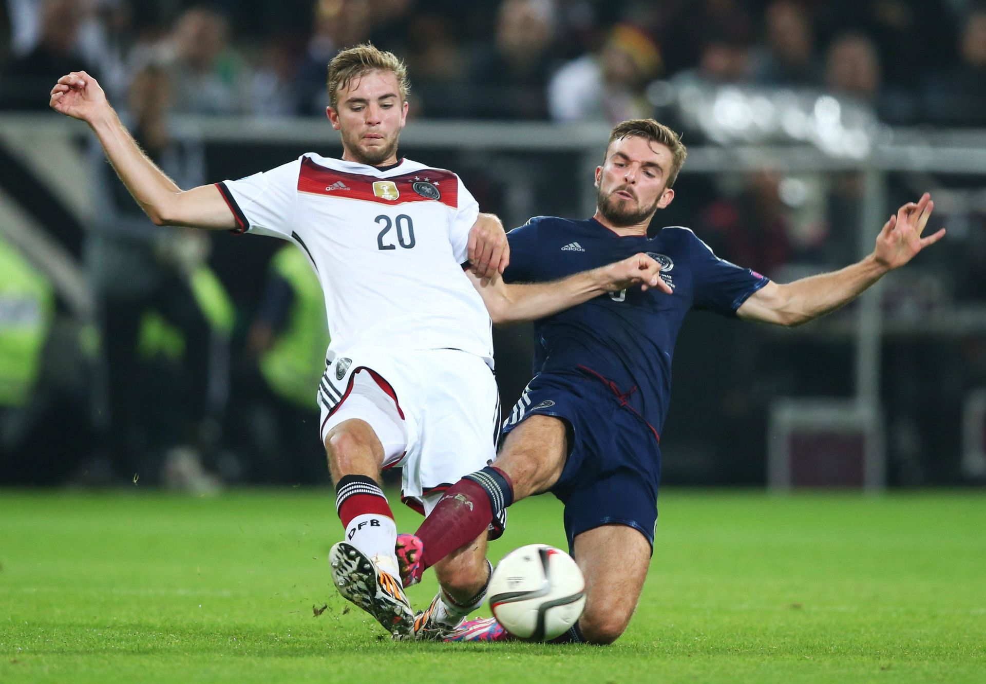 CHRISTOPH KRAMER GERMANY STEVEN WHITTAKER SCOTLAND EC QUALIFIER 09072014
